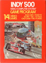 Indy 500 Atari cartridge scan