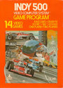 Indy 500 Atari cartridge scan