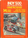 Indy 500 Atari cartridge scan