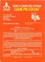 Indy 500 Atari cartridge scan