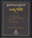 Indy 500 Atari cartridge scan