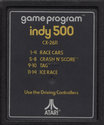 Indy 500 Atari cartridge scan