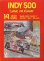 Indy 500 Atari cartridge scan