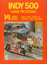 Indy 500 Atari cartridge scan