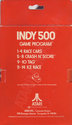 Indy 500 Atari cartridge scan