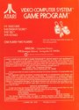 Indy 500 Atari cartridge scan