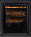 International Soccer Atari cartridge scan