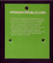 International Soccer Atari cartridge scan