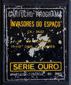 Invasores do Espaço Atari cartridge scan