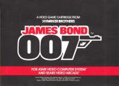 James Bond 007 Atari instructions