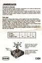 Jawbreaker Atari instructions