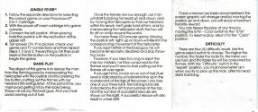 Jungle Fever / Knight on the Town Atari instructions