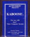 Kaboom! Atari cartridge scan