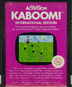 Kaboom! Atari cartridge scan
