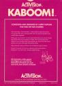 Kaboom! Atari cartridge scan