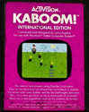 Kaboom! Atari cartridge scan