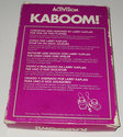 Kaboom! Atari cartridge scan