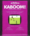 Kaboom! Atari cartridge scan