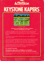 Keystone Kapers Atari cartridge scan