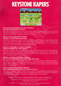 Keystone Kapers Atari cartridge scan