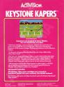 Keystone Kapers Atari cartridge scan