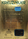 Kreuzfeuer Atari cartridge scan