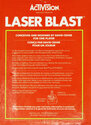 Laser Blast Atari cartridge scan