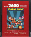 Mario Bros. Atari cartridge scan