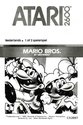 Mario Bros. Atari instructions