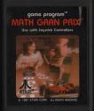 Math Gran Prix Atari cartridge scan