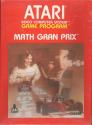 Math Gran Prix Atari cartridge scan