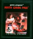 Math Gran Prix Atari cartridge scan