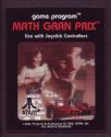 Math Gran Prix Atari cartridge scan