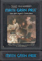 Math Gran Prix Atari cartridge scan