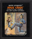 Maze Craze - A Game of Cops 'n Robbers Atari cartridge scan