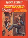 Maze Craze - A Game of Cops 'n Robbers Atari cartridge scan