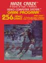 Maze Craze - A Game of Cops 'n Robbers Atari cartridge scan