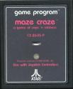 Maze Craze - A Game of Cops 'n Robbers Atari cartridge scan