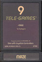 Maze Atari cartridge scan