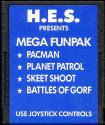 Mega Funpak - Pacman / Planet Patrol / Skeet Shoot / Battles of Gorf Atari cartridge scan