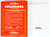 MegaMania Atari cartridge scan