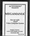MegaMania Atari cartridge scan