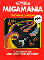 MegaMania Atari cartridge scan