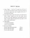Mighty Mouse Atari instructions