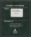 Mind Maze Atari cartridge scan