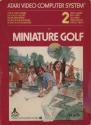 Miniature Golf Atari cartridge scan