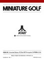 Miniature Golf Atari instructions