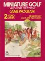 Miniature Golf Atari cartridge scan
