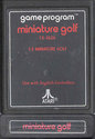 Miniature Golf Atari cartridge scan