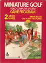 Miniature Golf Atari cartridge scan